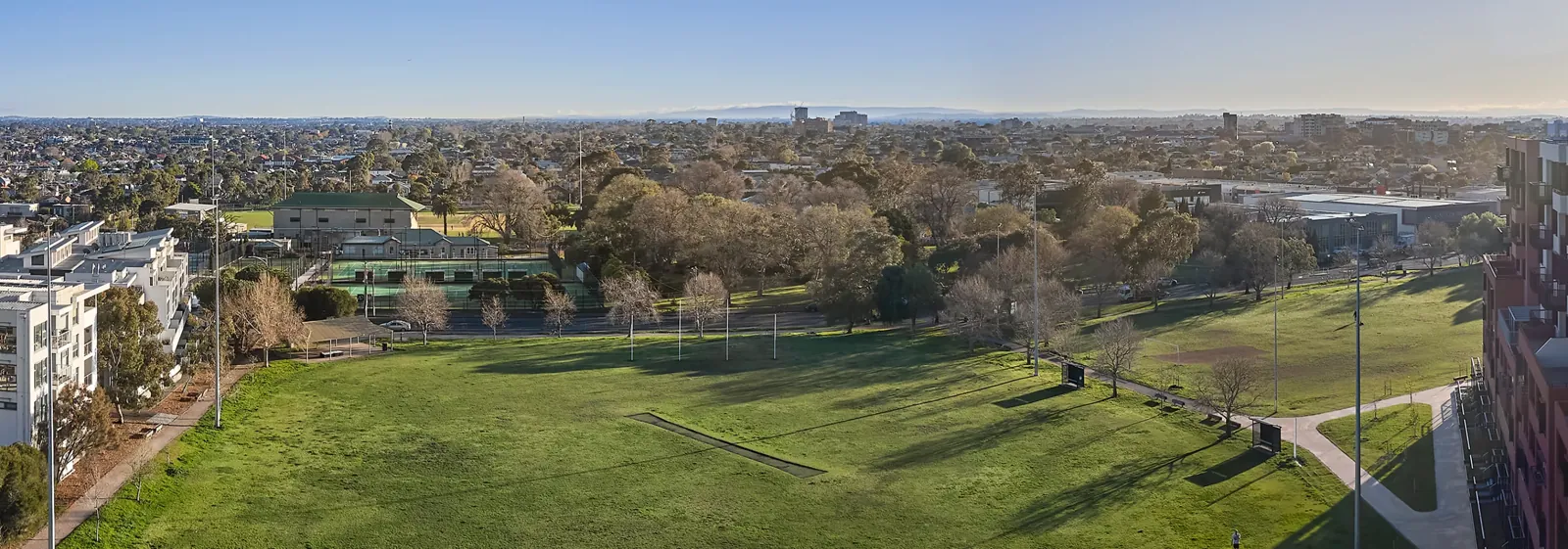 View north over Clifton Park from ParkLife 2